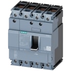 SIEMENS - SIE3VA11406GD460AA0 Interruttore automatico 3VA1 IEC Frame 160, classe del potere di interruzione H, Icu=70 kA con 415 V