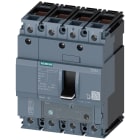 SIEMENS - SIE3VA11163FF460AA0 Interruttore automatico 3VA1 IEC Frame 160, classe del potere di interruzione N, Icu=25 kA con 415 V
