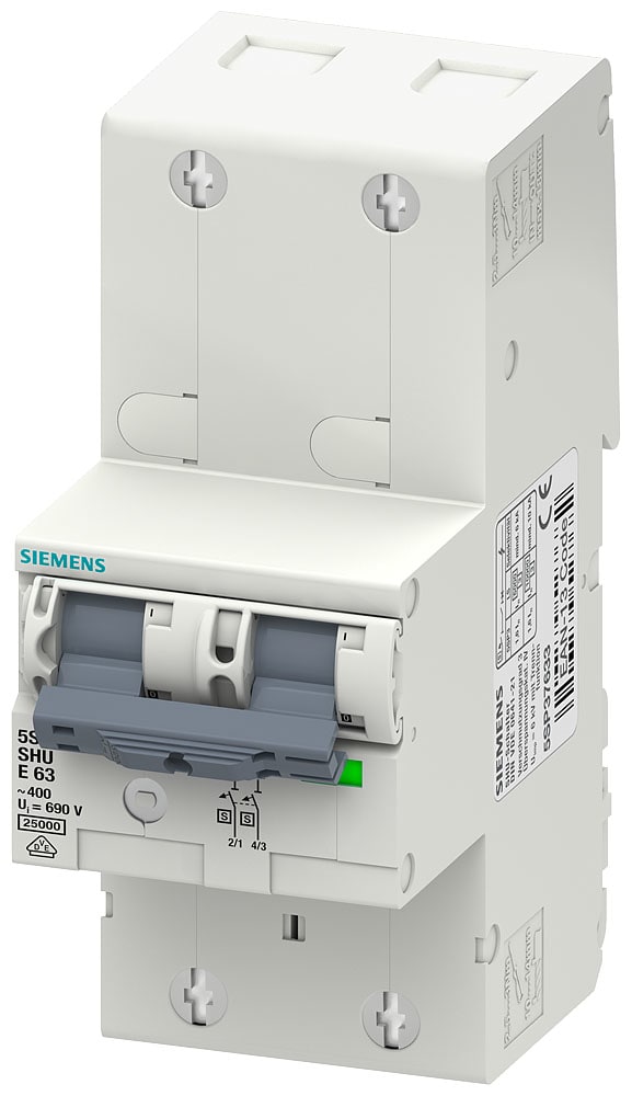 SIEMENS - SIE5SP32353 Interruttore magnetotermico principale (SHU), a 2 poli, E 35, 400 V