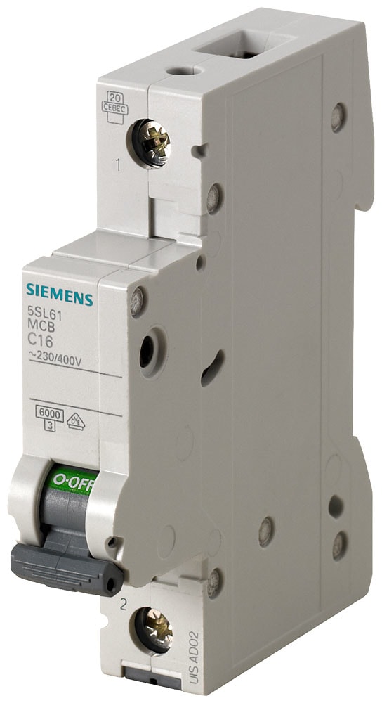 SIEMENS - SIE5SL61017BB INT. MT ICN 6000A, ICU 6KA 1P C1