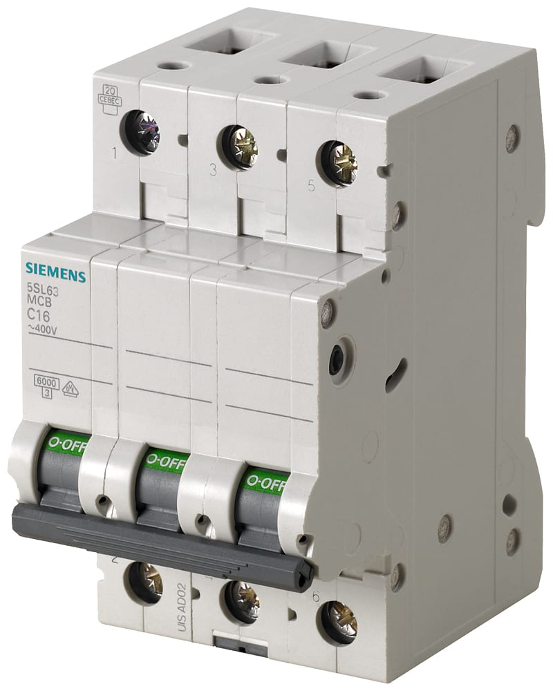 SIEMENS - SIE5SL63167BB INT. MT ICN 6000A, ICU 6KA 3P C16