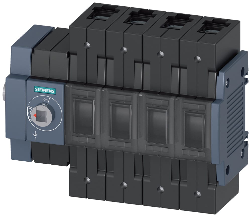 SIEMENS - SIE3KD34442NE100 Sezionatore sottocarico 160 A grand. costr. 2, a 4 poli, comando laterale a sinistra, apparecchio di base