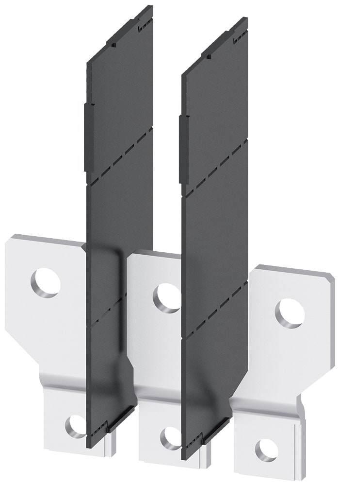 SIEMENS - SIE3VA92530QC00 Attacchi a sbarra anteriori divaricati, 3 pezzi, accessori per: 3VA1 250