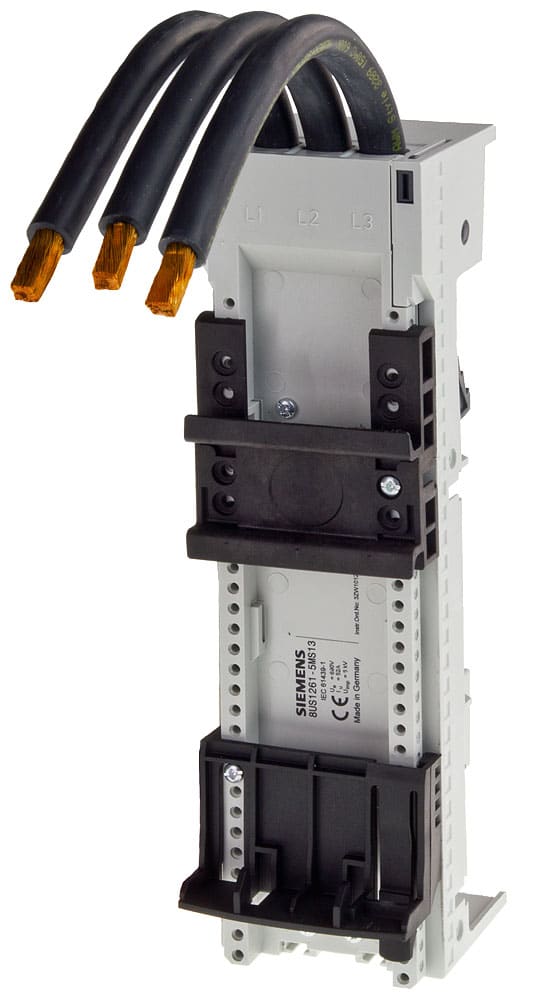 SIEMENS - SIE8US12615MS13 Adattatore apparecchio S2, 80 A, sigla AWG4 25 mm² 150 mm 150° lunghezza 200 mm, larghezza 54 mm