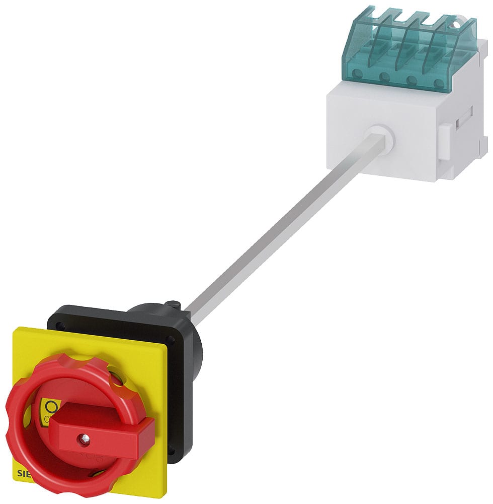 SIEMENS - SIE3LD20440TK53 SENTRON, sezionatore sottocarico 3LD, interruttore di OFF di emergenza, a 3 poli, Iu: 16 A