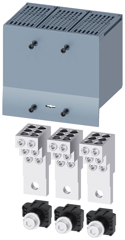 SIEMENS - SIE3VA92430JF60 Morsetto per conduttori tondi, 6 cavi, 3 pezzi, accessori per: 3VA6 150/250