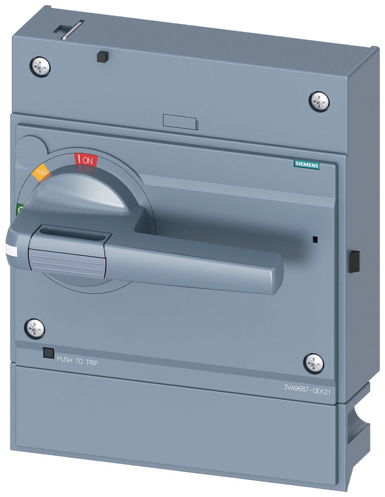 SIEMENS - SIE3VA96870EK21 Comando rotativo frontale standard con interblocco porta IEC IP30/40, accessorio per: 3VA15/25