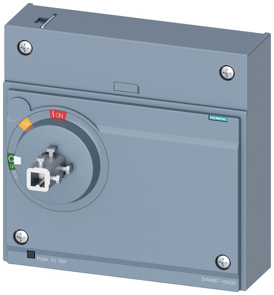 SIEMENS - SIE3VA96870GK00 Comando rotativo con alberino per retrofit 8UC, accessorio per: 3VA15/25 1000