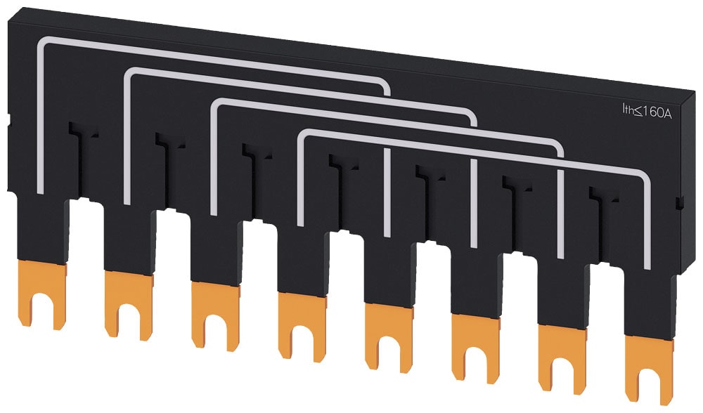 SIEMENS - SIE3KC96183 Accessori per 3KC3, 3KC6, ponticello di collegamento per collegamento lato carico, a 4 poli