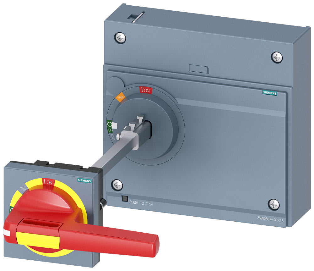 SIEMENS - SIE3VA96870FK25 Comando rotativo bloccoporta OFF di emergenza IEC IP65 con interblocco porta, accessorio