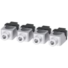 SIEMENS - SIE3VA92440JB12 Morsetto per conduttori tondi, 4 pezzi, accessori per: 3VA6 150/250