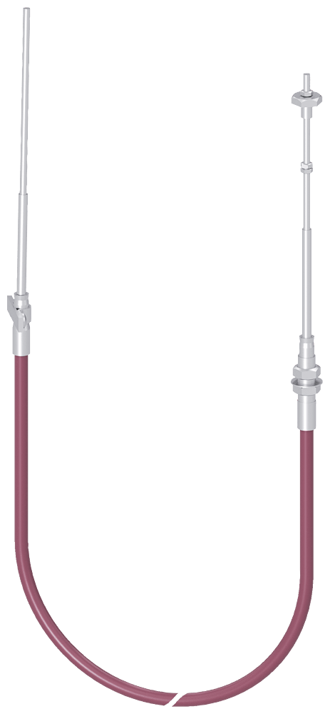 SIEMENS - SIE3VA95780CC40 Unità di comando con cavo Bowden, azionamento Max-Flex, cavo Bowden singolo, lunghezza 1,8m (72)