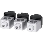 SIEMENS - SIE3VA93730JK13 Morsetto di collegamento per conduttore tondo Cu presa di tensione per conduttore ausiliario 3 pezzi per 3VA5/6 400/600