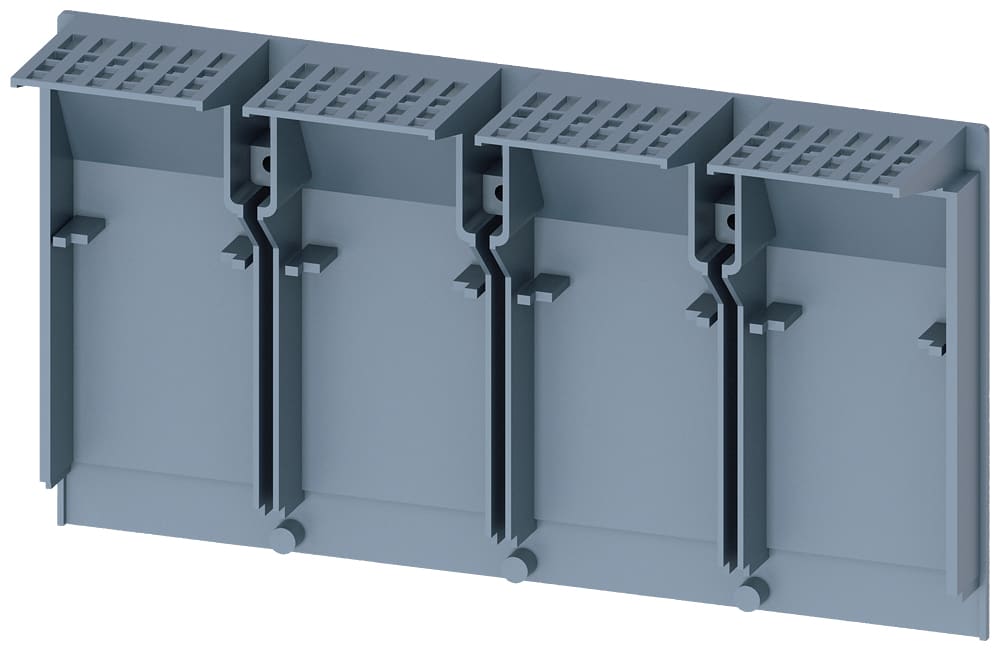 SIEMENS - SIE3VA92710WJ40 Piastra di isolamento allungata, a 4 poli, 1 pezzo, accessori per: 3VA6 150/250 3VA5 250