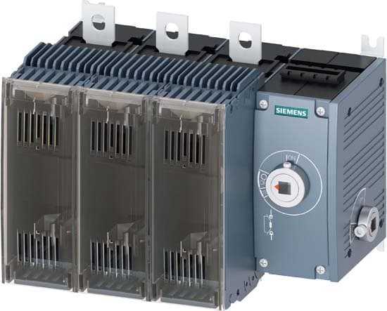 SIEMENS - SIE3KF33254RF11 Sezionatore sottocarico con fusibile 250 A, grand. costr. 3, a 3 poli, per fusibile NH grand. 0