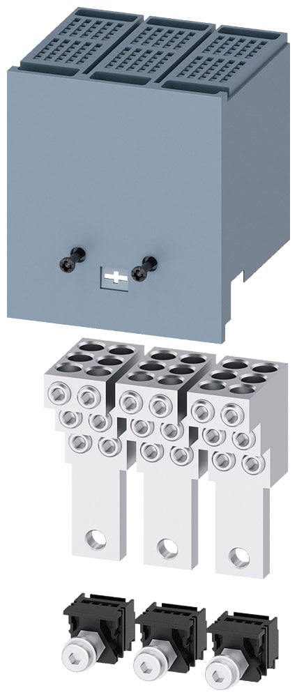 SIEMENS - SIE3VA91330JF60 Morsetto per conduttori tondi, 6 cavi, 3 pezzi, accessori per: 3VA5 125