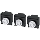 SIEMENS - SIE3VA94730QA00 Attacco piatto a vite, 3 pezzi, per 3VA5/6 400/600