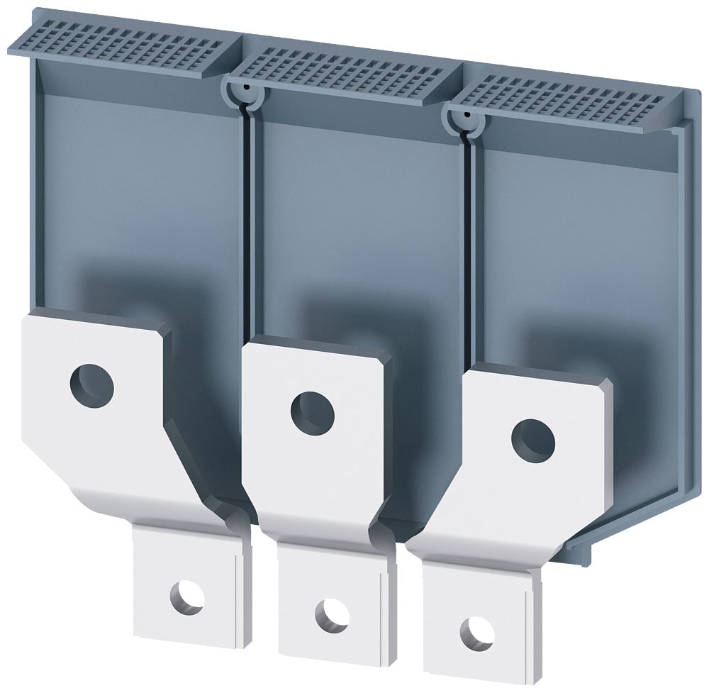 SIEMENS - SIE3VA94730QC00 Attacchi a sbarra divaricati anteriori, 3 pezzi per 3VA5/6 400/600