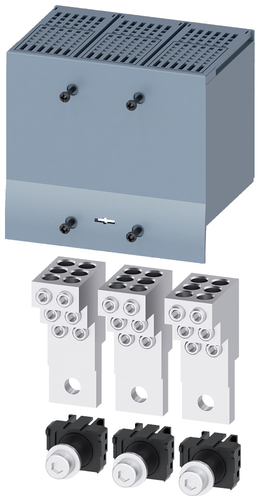 SIEMENS - SIE3VA92330JF60 Morsetto per conduttori tondi, 6 cavi, 3 pezzi, accessori per: 3VA5 250
