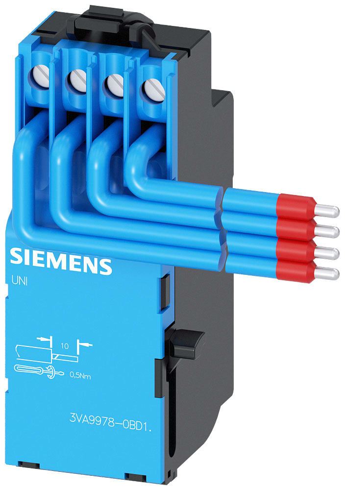 SIEMENS - SIE3VA99780BD12 Sganciatore universale DC 24V per 3VA4/5/6