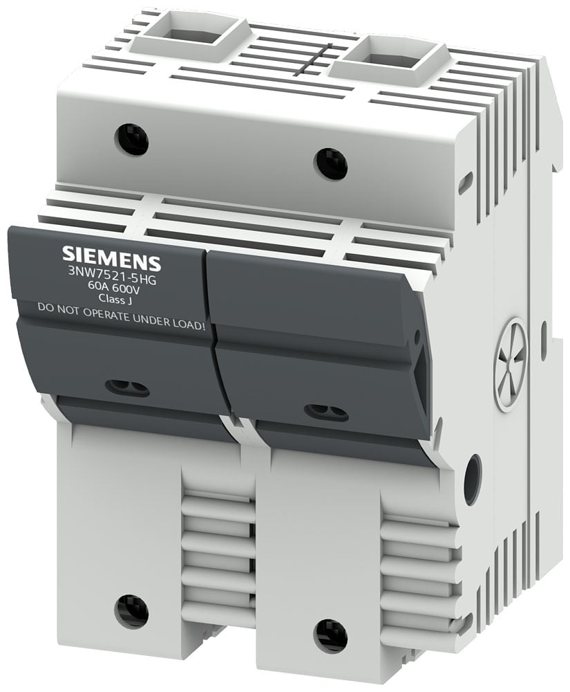 SIEMENS - SIE3NW75215HG PORTAFUSIBILE CLASS J, 2P 60A 600V