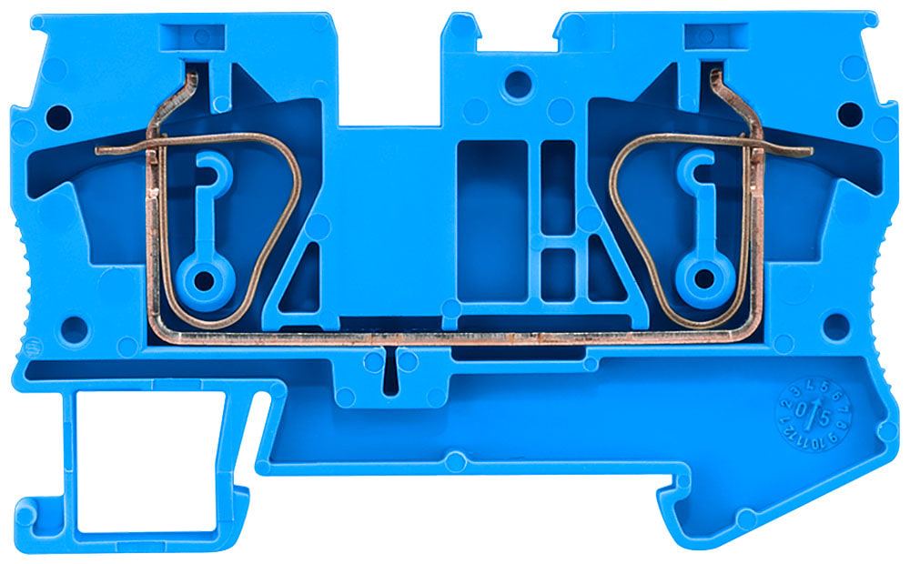 SIEMENS - SIE8WH20000AH01 Morsetto passante con collegamento a molla, sezione: 0,5 ... 6 mm², larghezza: 8,2 mm
