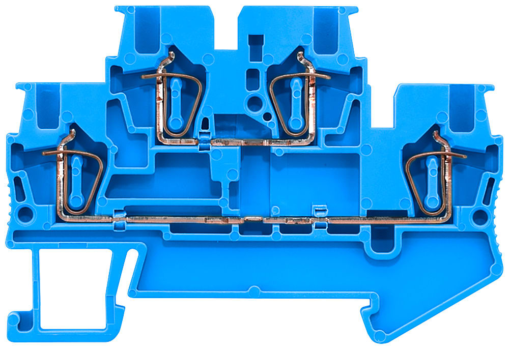 SIEMENS - SIE8WH20200AE01 MORSETTO A MOLLA A 2 LIV. 1,5MMQ, BLU