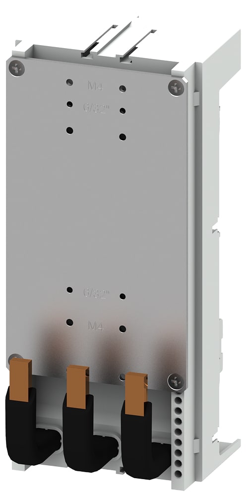 SIEMENS - SIE8US12154SS00 Adattatore apparecchio, a 3 poli, 125 A, senza viti di fissaggio per 3VA51, 3VA10, 3VA11