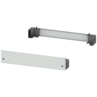 SIEMENS - SIE8MF10802CS SIVACON, zoccolo per quadri con porta frontale, A: 100mm, La: 800mm, RAL 7035