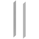 SIEMENS - SIE8PQ25204BA02 Parete laterale, A: 2000mm P: 400mm, 1 set=2 pezzi