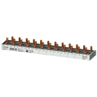 SIEMENS - SIE5ST36740 Sbarra di collegamento a punte 10mm², bifase, 12x (1 fase+N), 218mm