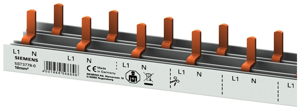 SIEMENS - SIE5ST37780 SBAR.10 MM2 1P+N X 5SV1/5SV6 + CA 1000MM