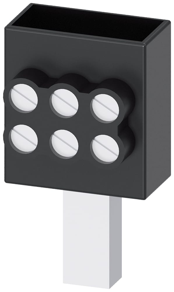 SIEMENS - SIE3NP19211BE20 Morsetto triplo 3 x 2,5 ... 16 mm², per grandezza costruttiva NH000 e NH00 a 1 polo,