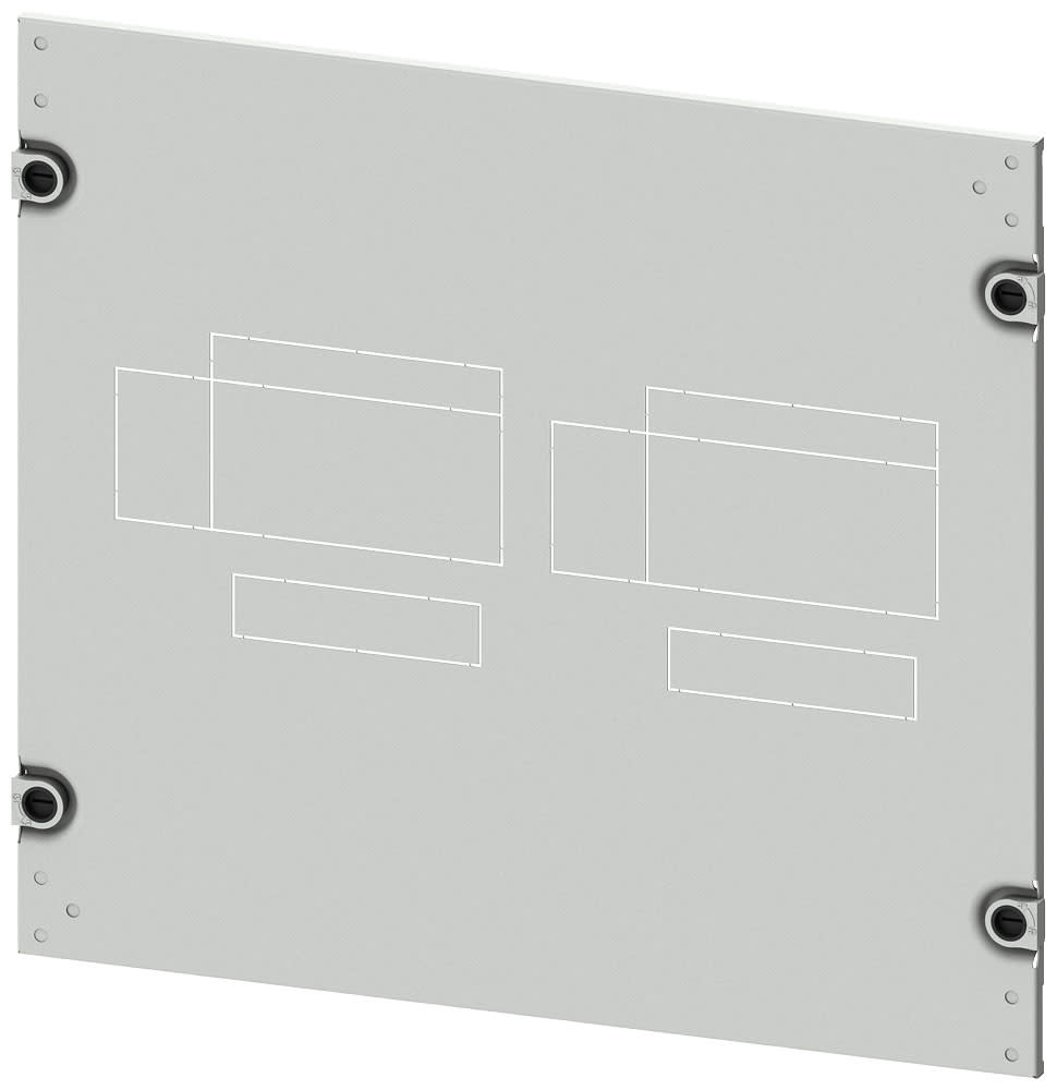 SIEMENS - SIE8PQ20456BA14 mostrina copriforo 3VA13 (400A), 3VA14 (630A), 3VA23 (400A), 3VA24 (630A), a 4 poli, installazione fissa, zoccolo da innesto, azionamento: direttam...