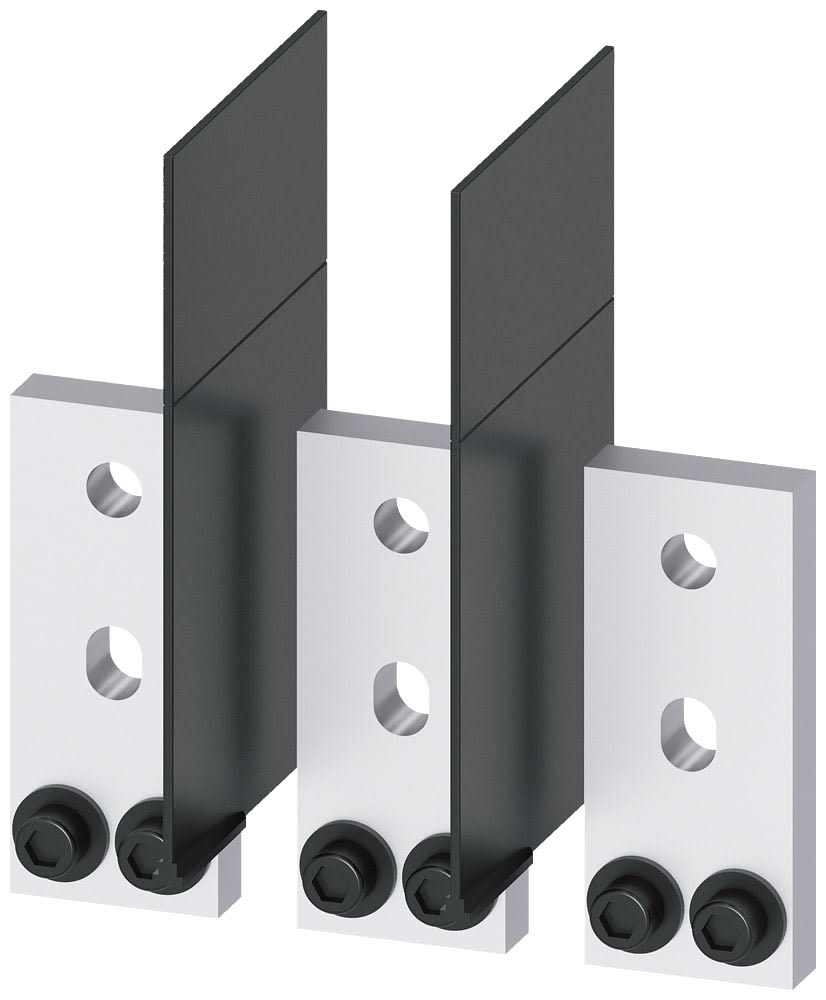 SIEMENS - SIE3VA96730QB00 Attacchi a sbarra allungati anteriori 3 pezzi per 3VA55; 3VA65