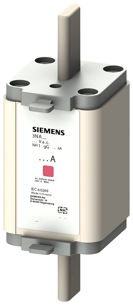 SIEMENS - SIE3NA61366 Cartuccia fusibile NH, NH1, In: 160 A gG, Un AC: 690 V, Un DC: 440 V