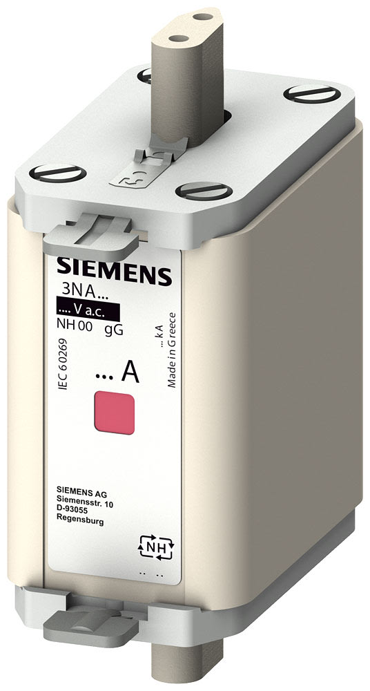 SIEMENS - SIE3NA68226 Cartuccia fusibile NH, NH00, In: 63 A, gG, Un AC: 690 V, Un DC: 250 V