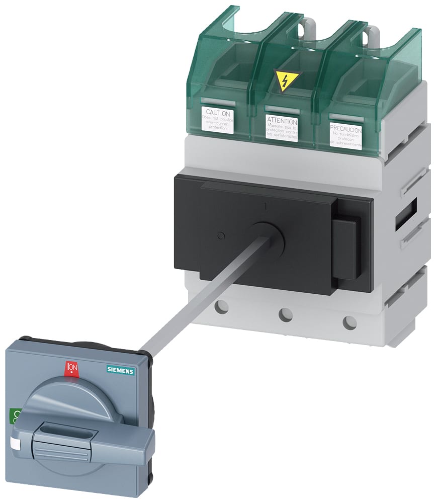 SIEMENS - SIE3LD56100TK11 SENTRON, sezionatore sottocarico 3LD5 UL, interruttore principale, a 3 poli, approvato,