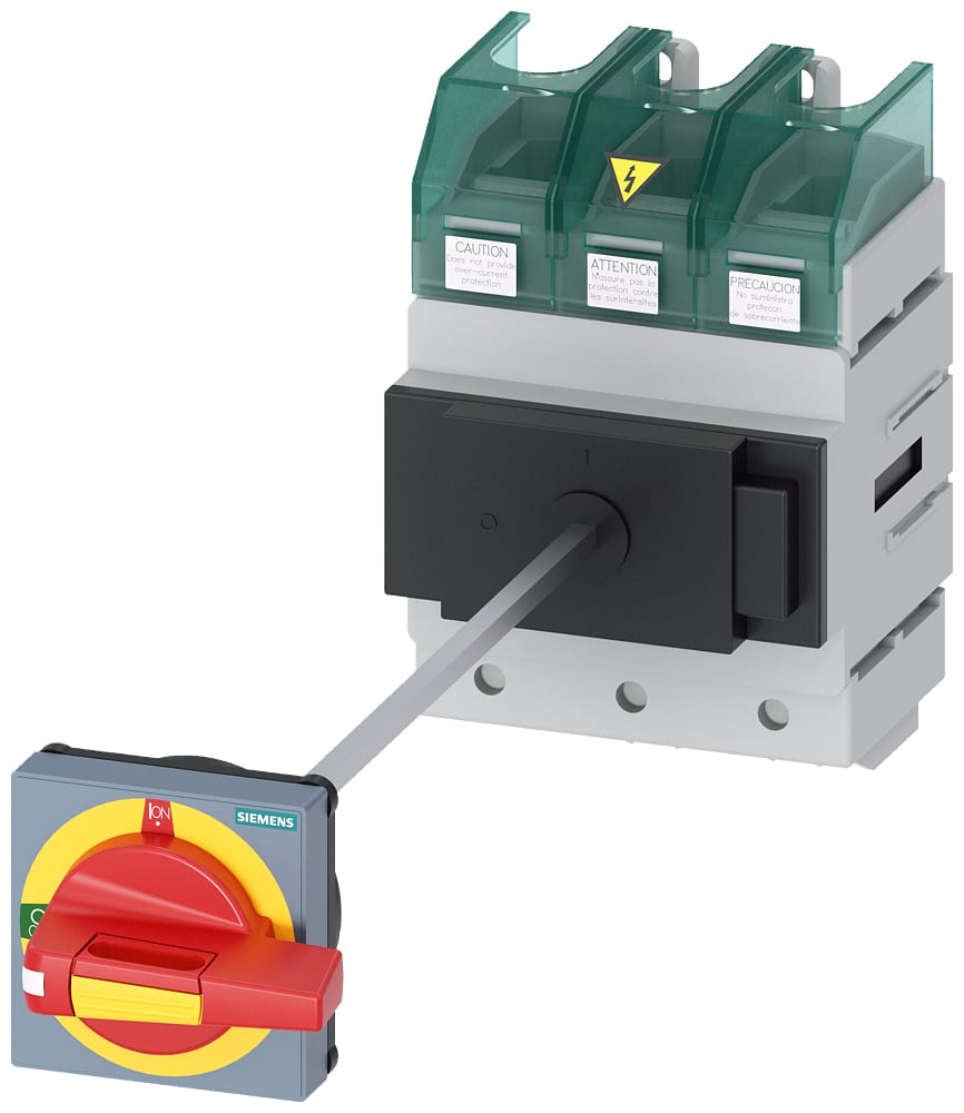 SIEMENS - SIE3LD54100TK13 SENTRON, sezionatore sottocarico 3LD5 UL, interruttore di OFF di emergenza, a 3 poli, approvato,