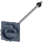 SIEMENS - SIE3KD90015 Accessori per 3KD0 grand. costr. 01/02 comando rotativo bloccoporta, comando completo, grigio