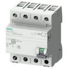 SIEMENS - SIE5SV33424KK60 Interruttore differenziale, a 4 poli, tipo B, In DC: 25 A, 30 mA, 6 mA, Un AC: 400 V
