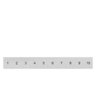 SIEMENS - SIE8WH81204AB05 TARGHETTA FRONT. 8,2MM LONG. 1-10