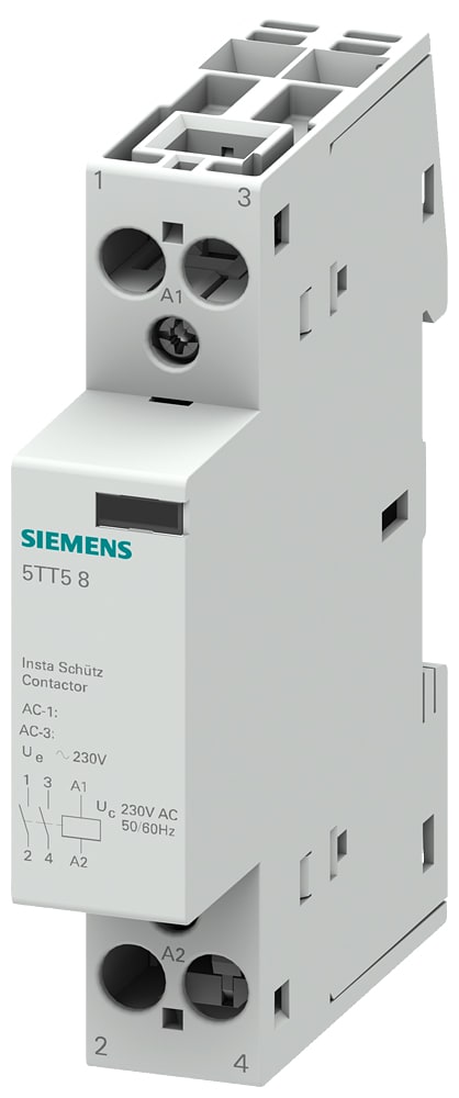 SIEMENS - SIE5TT58100 CONTATTORE 25A 230VCA 2NA 1UM ACC.