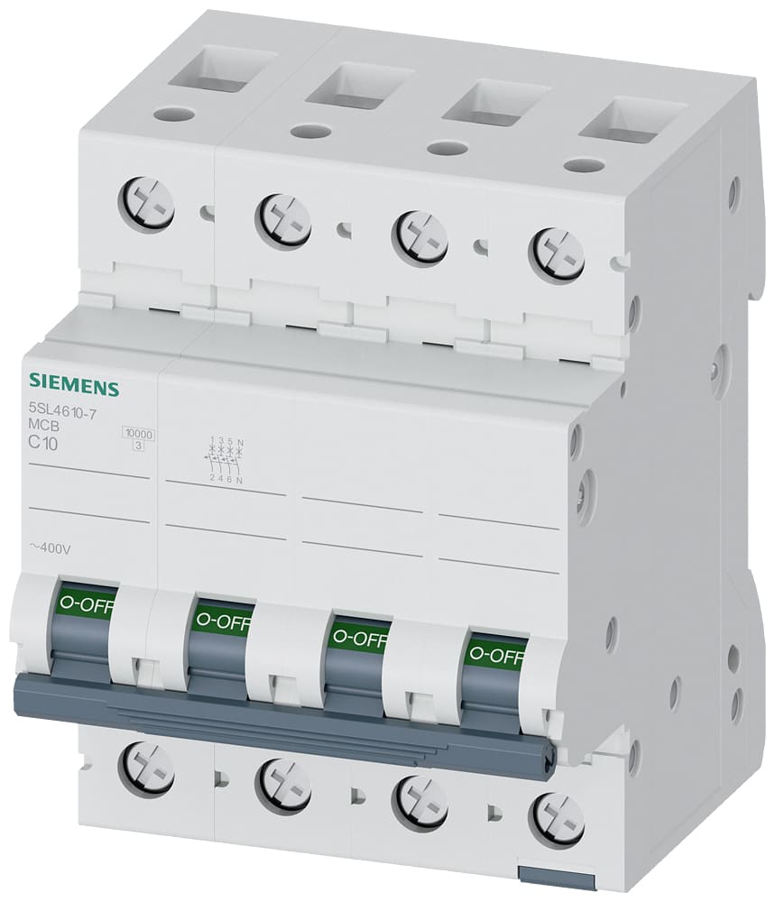 SIEMENS - SIE5SL46107 INT. MT 3P+N C10 ICN 10000A