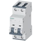 SIEMENS - SIE5SY42607 Interruttore magnetotermico 400 V 10 kA, a 2 poli, C, 60 A, P=70 mm