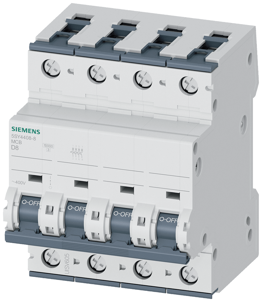 SIEMENS - SIE5SY44088 INT MT 4P D8 ICN 10KA ICU 20KA