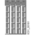 SIEMENS - SIE3RT29001SB20 Targhette identificative 20 x 7 mm, colore grigio titanio