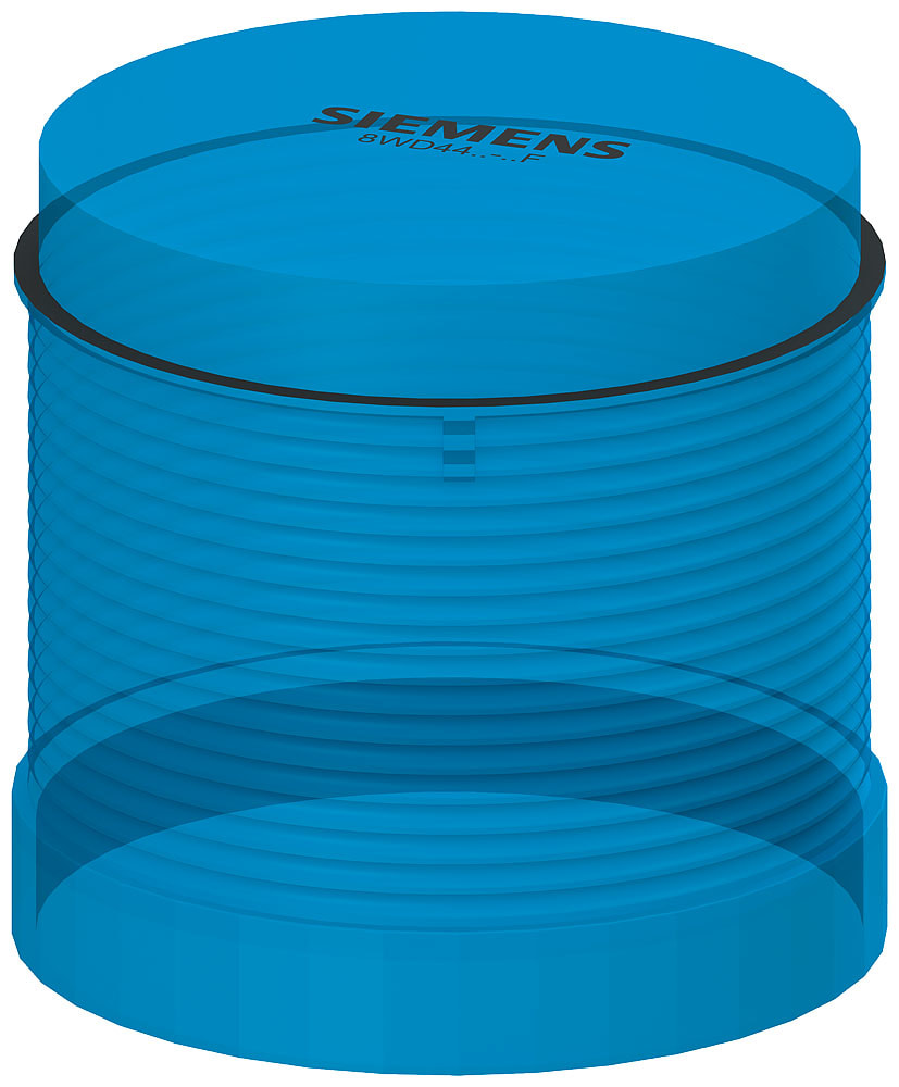 SIEMENS - SIE8WD44405AF Elemento luce fissa, con LED integrato, blu, AC 115 V, diametro 70 mm