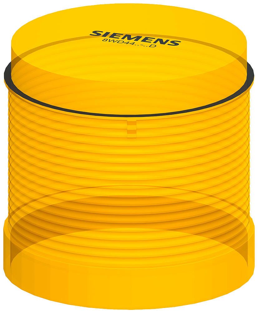 SIEMENS - SIE8WD44205BD Elemento luce lampeggiante, con LED integrato, giallo, AC/DC 24 V, diametro 70 mm