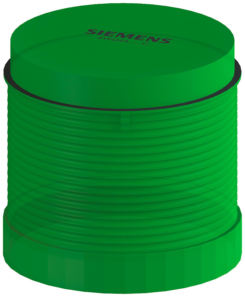 SIEMENS - SIE8WD44200CC Elemento luce flash, incl. elettronica, verde, DC 24 V, diametro 70 mm